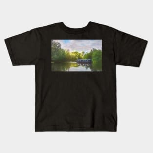 On The Avon A Digital Painting Kids T-Shirt